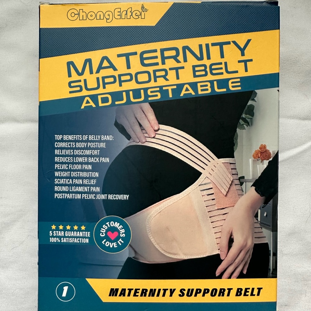 Maternity Support Belt - Beige